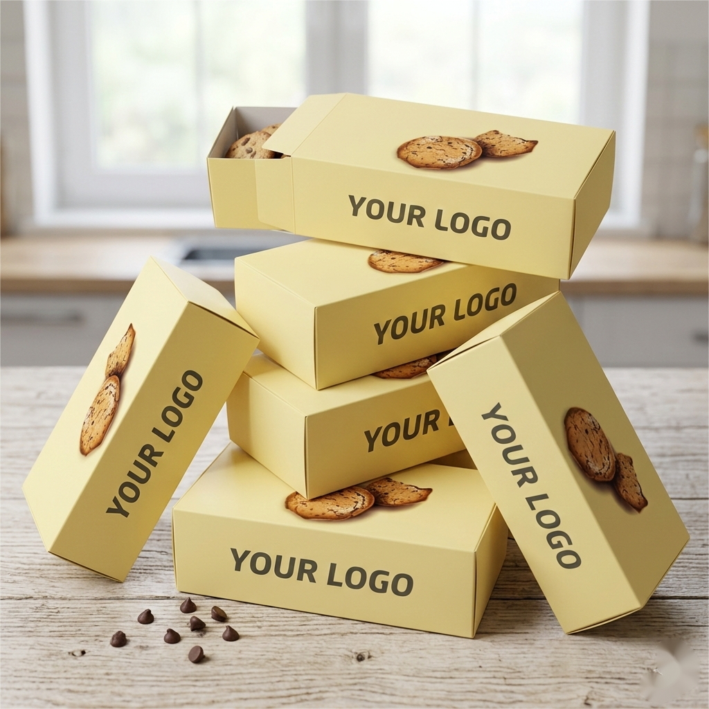 Custom Paper Boxes for Cookies Bakery