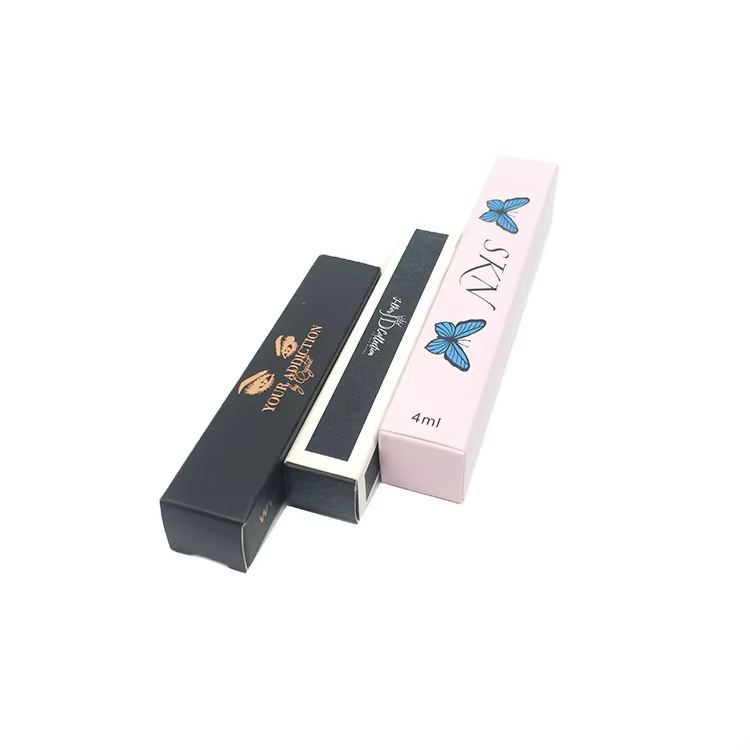 Custom Logo Printed Lip Gloss Boxes