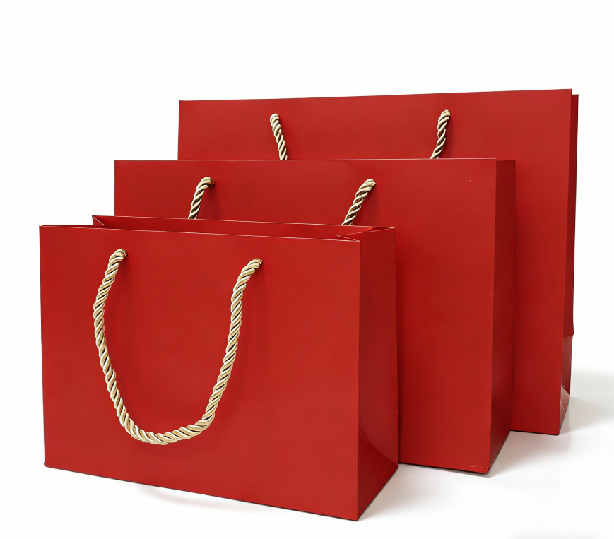 Customized Printing Paper Shopping Bags