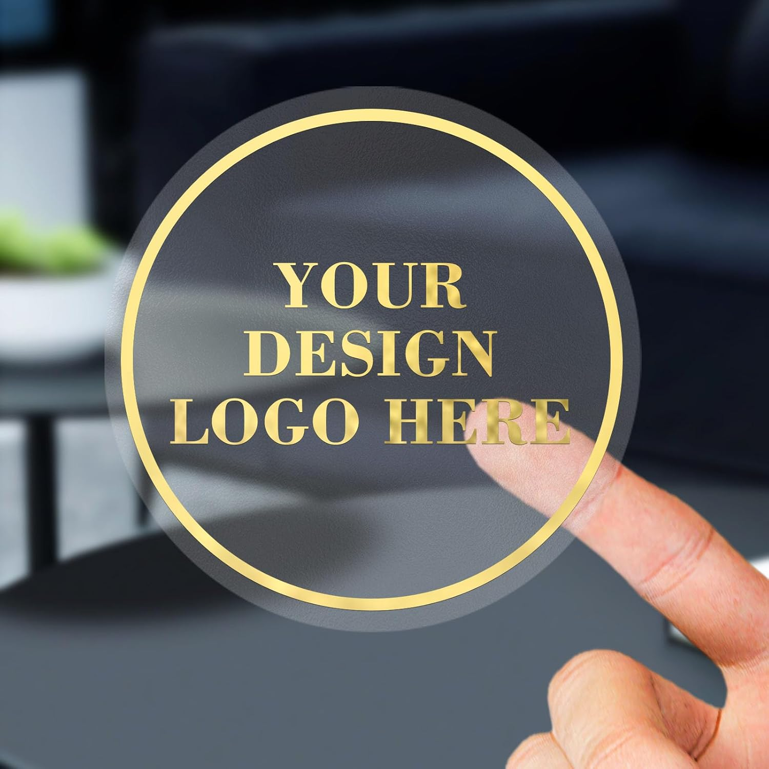 Transparent Private Label Sticker